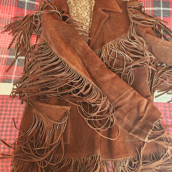 Joo Kay Leather Fringe Jacket - Picture 4 of 6